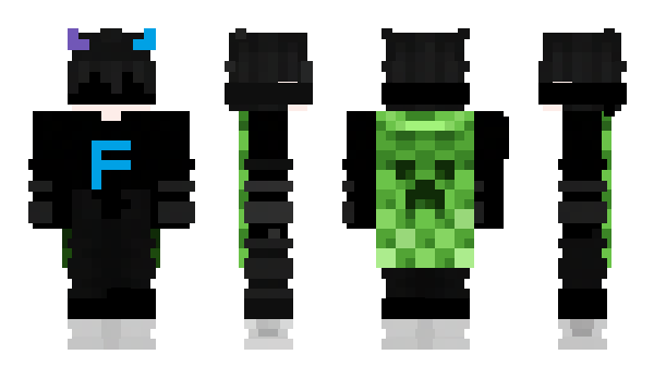 Minecraft skin FlareEntity