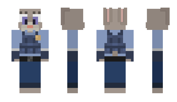 Minecraft skin JudyHops