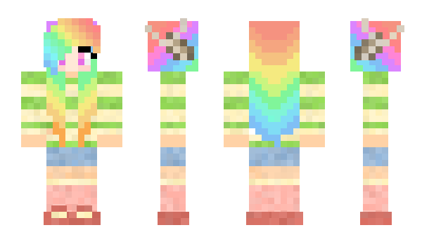 Minecraft skin Galinettespirit