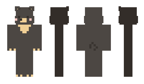 Minecraft skin GrizzlyBea