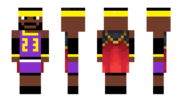 Minecraft skin LebronsVeinyAdih