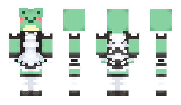 Minecraft skin FrogWithaHat