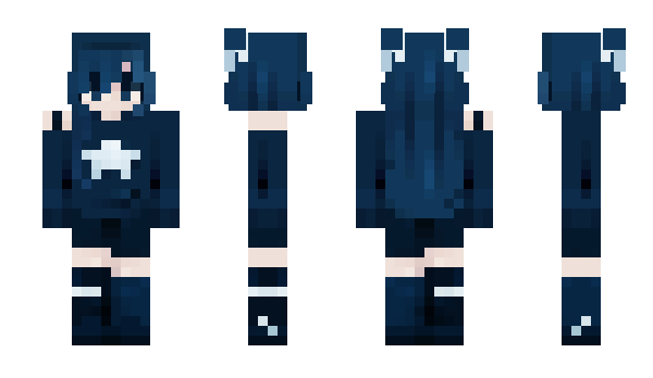 Minecraft скин по нику blushu