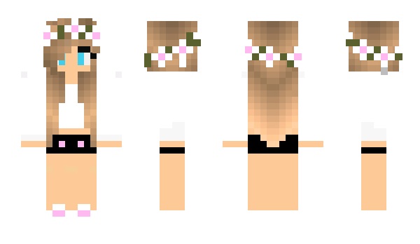 Minecraft skin creepergirl8456