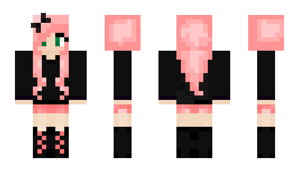 Minecraft skin Wulfette