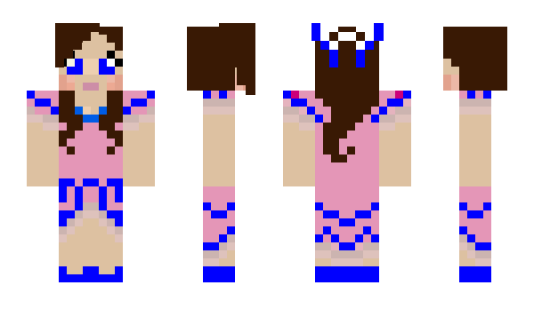 Minecraft skin pinksky