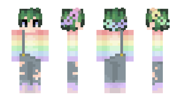 Minecraft skin DekuVilain