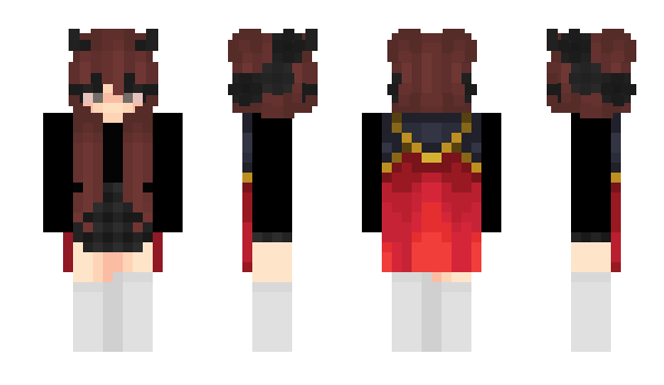 Minecraft skin RoseLilyLeo