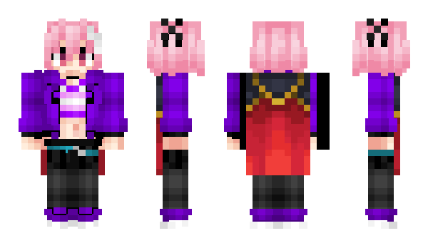 Minecraft skin KikiraraVivi