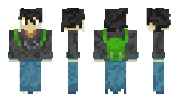 Minecraft skin Sung_Jin_Woo