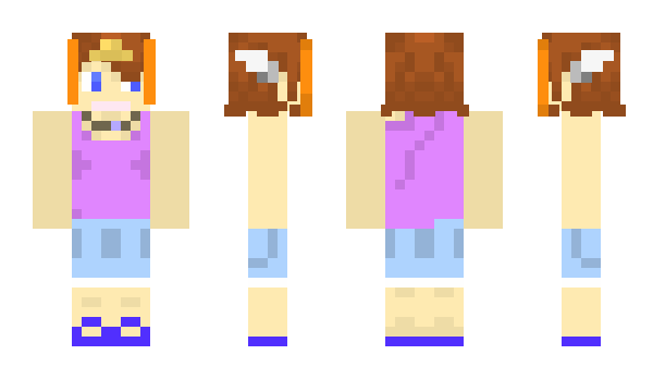 Minecraft skin Aquadivider