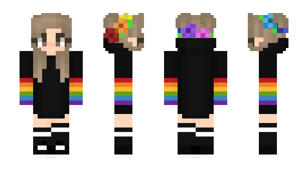 Minecraft skin FlowerInPower