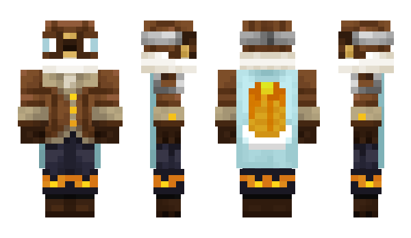 Minecraft skin pisstol