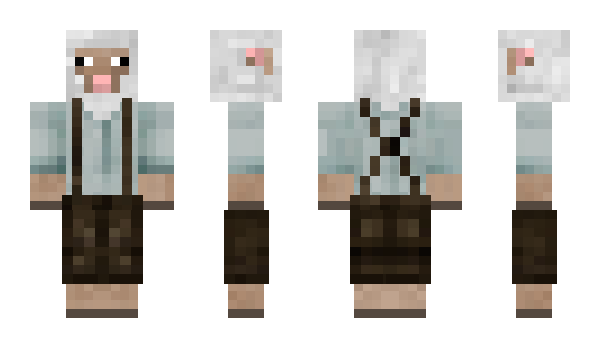 Minecraft skin Ovejo