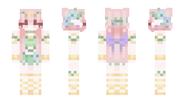 Minecraft skin PiscesDragonMist