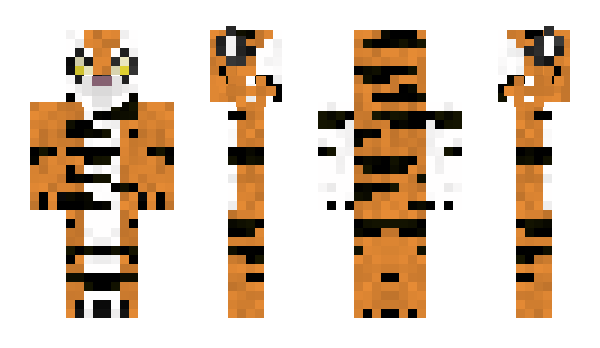 Minecraft skin Tigerbaite