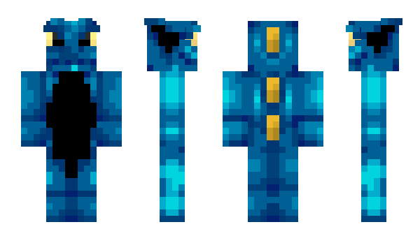 Minecraft skin GoldEnder