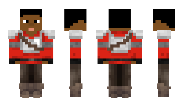 Minecraft skin TrainorRed