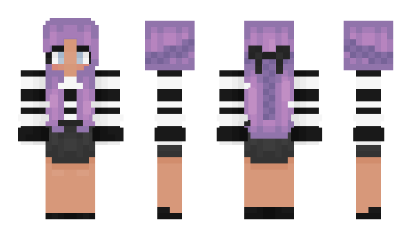 Minecraft skin purplefeed
