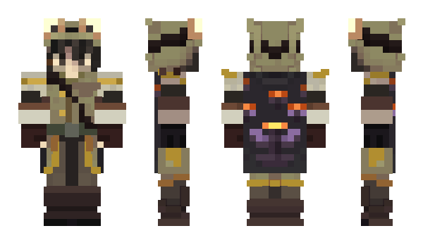 Minecraft skin FrogFold