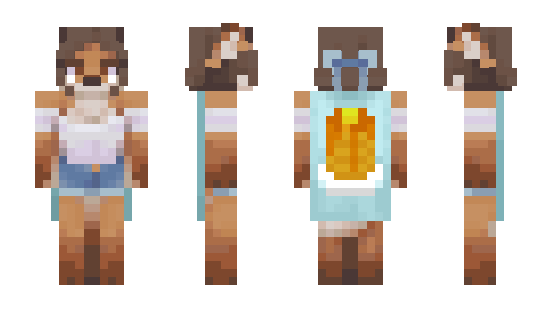 Minecraft skin PebblesBR
