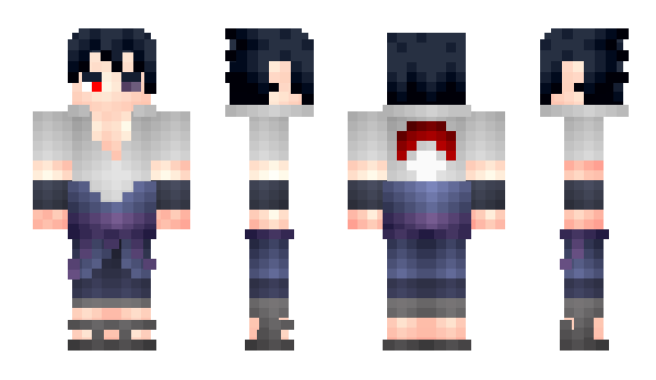 Minecraft skin Sasuuke