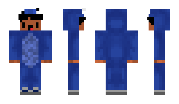 Minecraft skin BlueMC