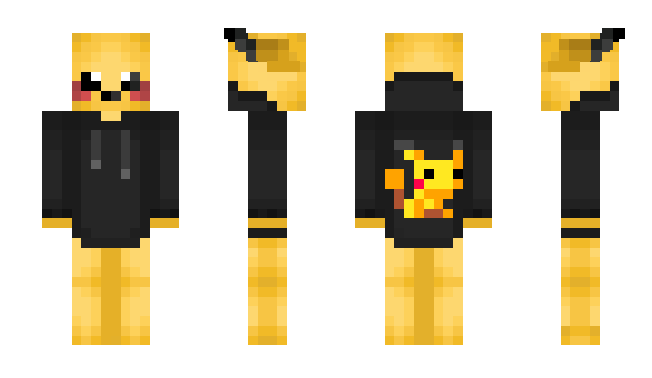 Minecraft skin Pinkachu
