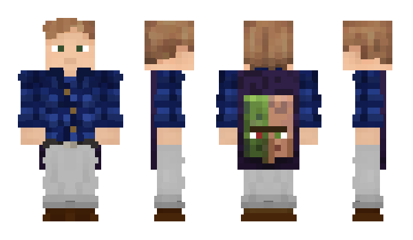 Minecraft skin FivesBlue