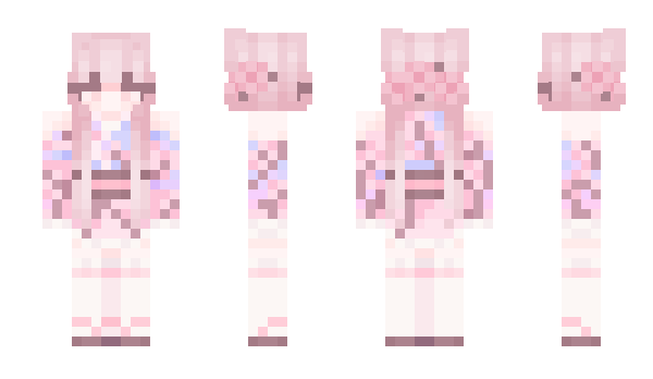 Minecraft skin Rosa