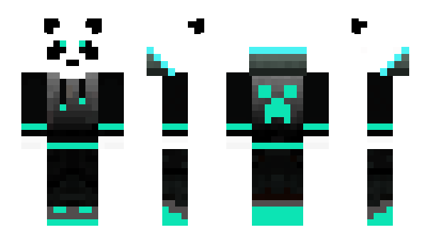 Minecraft skin Swaggypanda