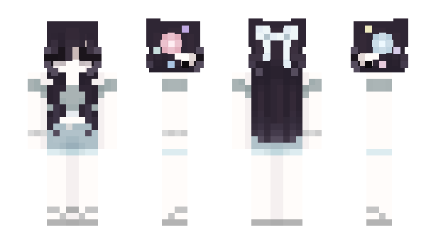 Minecraft skin xosmiling