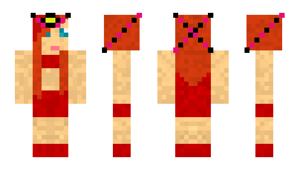 Minecraft skin foxfiregirl