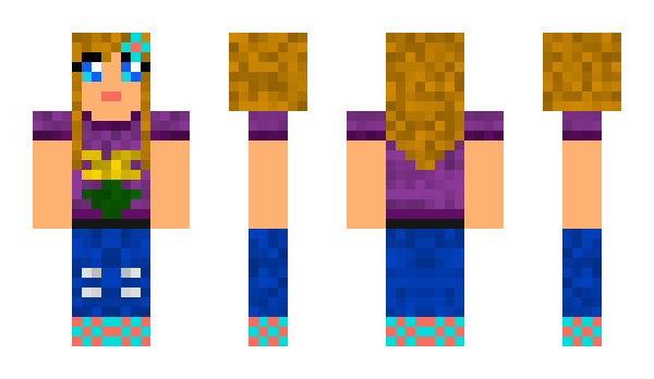Minecraft скін по ніку flowergirl23