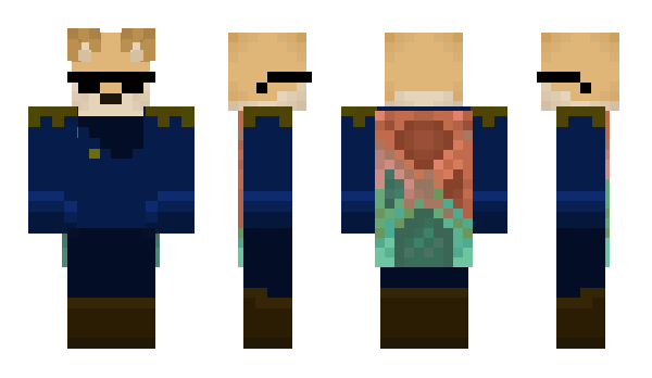 Minecraft скин по нику Admiral_Corgi