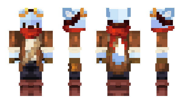 Minecraft skin Fafelka
