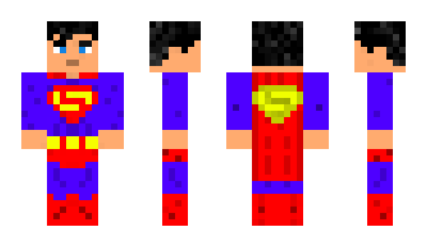 Minecraft skin superman55555