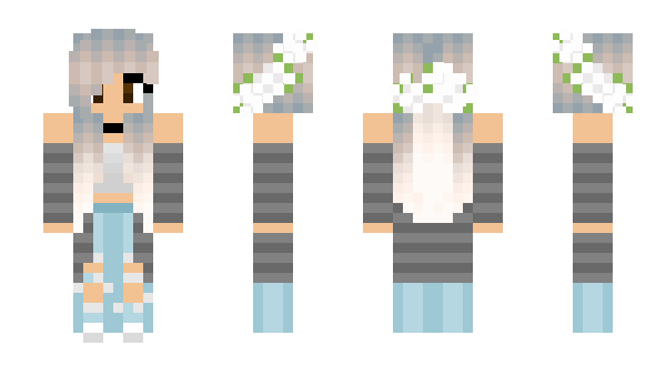 Minecraft skin Emeraldgirl2