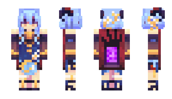 Minecraft skin ganyu_fr