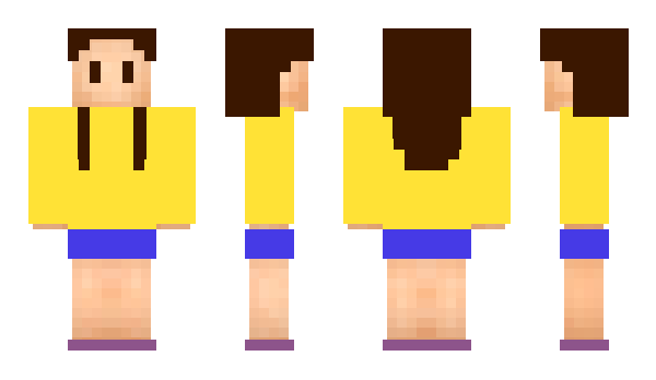 Minecraft skin yellowsweater