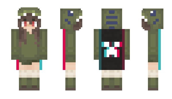 Minecraft скин по нику Papegoyeeee