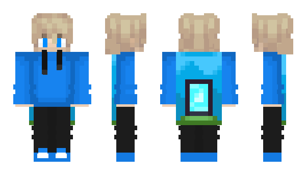 Minecraft скин по нику BlausteinMC