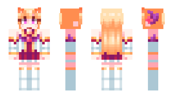Minecraft skin Blocksuit
