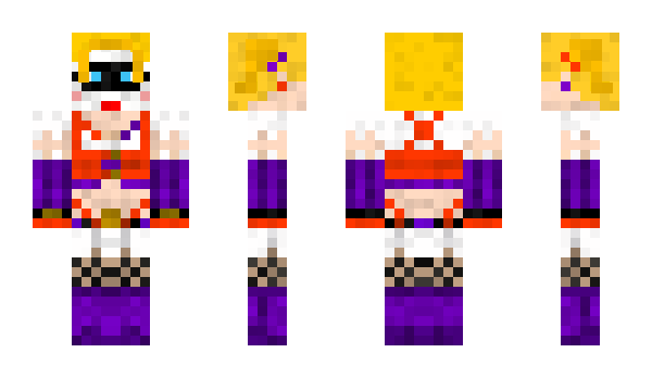 Minecraft skin Harley_Q