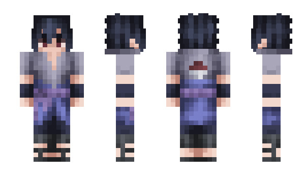 Minecraft skin Sasuke2025