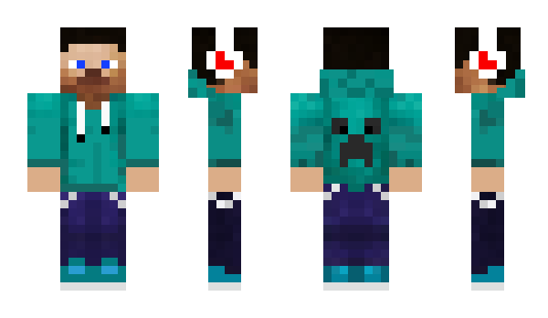 Minecraft skin MrNegativ