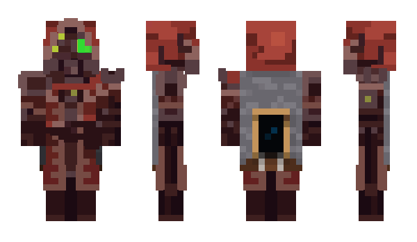 Minecraft skin knight170225
