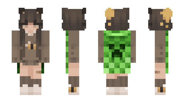 Minecraft skin Capoo_Hua