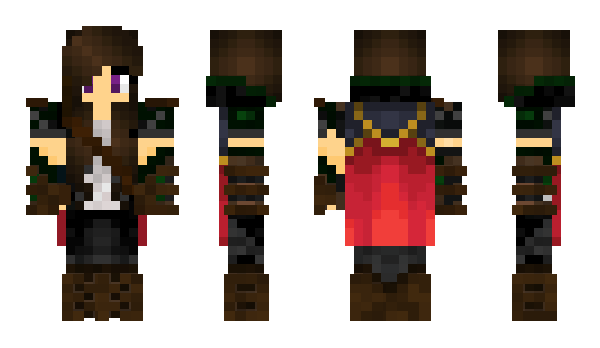 Minecraft skin DruidGirl