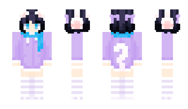 Minecraft скин по нику VisibleNeko